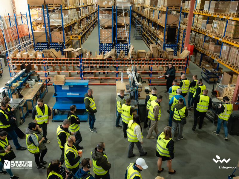 Ознайомлення з процесами роботи складу &laquo;Гефелє Україна&raquo;