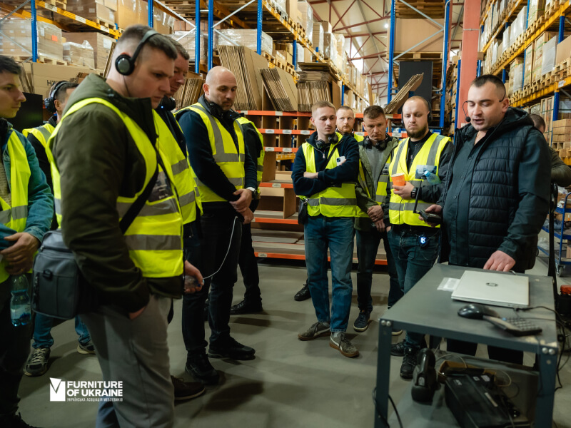 Ознайомлення з процесами роботи складу &laquo;Гефелє Україна&raquo;