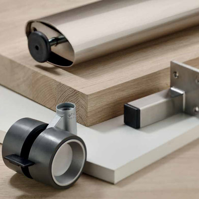 Цоколи, плинтусы, мебельные ножки и ролики