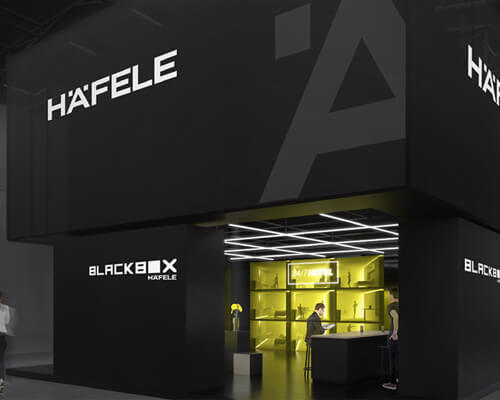 BAU 2023: Новий зал, світло, зв'язок та готель 24/7 Häfele Blackbox приземляється в Мюнхені