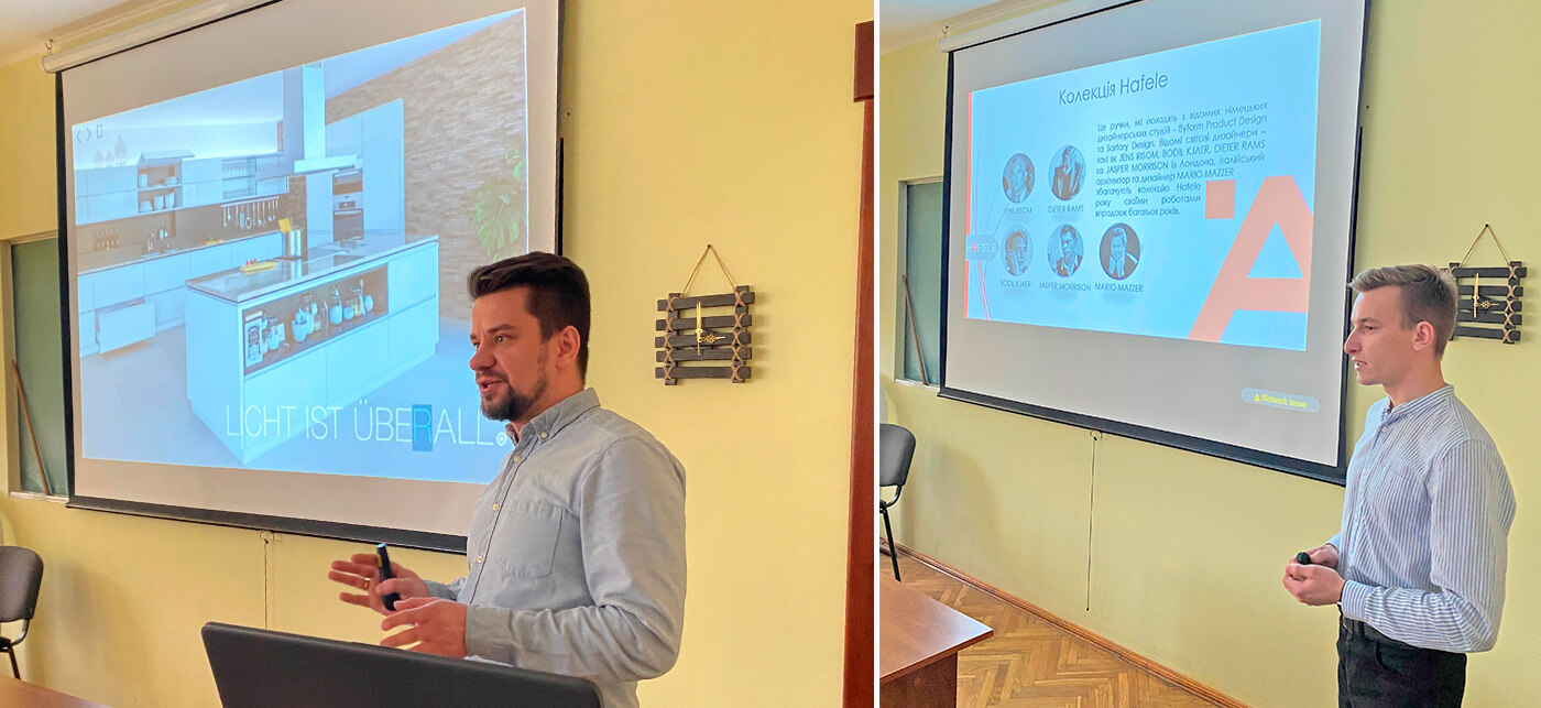 Наша компанія продовжує знайомити студентів навчальних закладів з асортиментом та цікавими товарами Hafele.