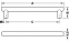 Ручка меблева срібна 346 x 31 мм 10660618 0