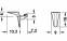 Полицетримач цамак нікельований для дерев'яних полиць d5 мм (упаковка 500 шт) 28224718 0