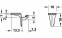 Полкодержатель цамак никелированный для стекла d 5 мм (упаковка 500 шт) 28224734 0