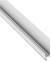 Меблева ручка профіль алюміній срібна 16,8 х 40 мм 2500 мм 12695910 0