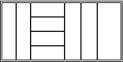 Вставка для столових приборів пластик сірий 1000 мм товщина бокової панелі 19 мм 55363270 0