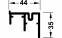 Шина направляюча Slido F-Line16 80B подвійна алюміній без покриття 3.5 м 40747004 0