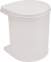 Смітник 15 л, білий, сталевий, відро сіре пластикове 50212729 2