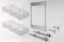 Висувний механізм Comfort II срібний лівий висота рами 630 мм з двома дротяними кошиками 54553219 2