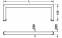 Тримач для рушників сталь хромований l=400 мм 58035000 0