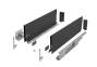 Комплект шухляди середньої Matrix S Slim 2.0 з дотягом H135 L400 35 кг Антрацит 51413223 0