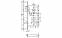 Замок врізний К3 PC лівий - правий латунь полірований PVD 20/55/72 (2) U з відповідною планкою 91102152 1