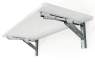 Консоль Roca Robust Flex XL откидная с фиксатором 200 кг глубина 318 мм нержавеющая сталь 28746030 1