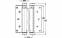 Петля для двостороннього відкривання дверей нержавіюча сталь 150 мм 92701303 2