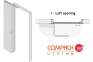 Комплект фурнітури Compack Living 180° A80 лівий 93511224 3
