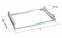 Рама алюміній до сушки для посуду 600 мм білий 54419784 0