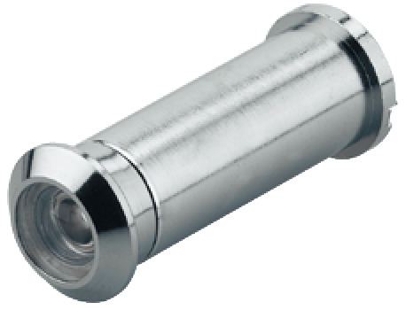 Глазок для дверей 160 ° латунь хромированная 12 мм для толщины двери до 52 мм