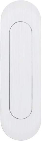 Ручка врезная закрытая, серый, 155 мм