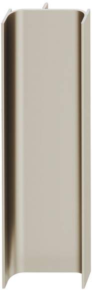 Ручка мебельная профиль алюминий цвет нержавеющая сталь 2500 мм