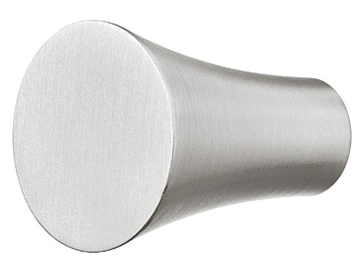 Меблева ручка кнопка нержавіюча сталь 19 x 25 мм срібний матовий 15501526