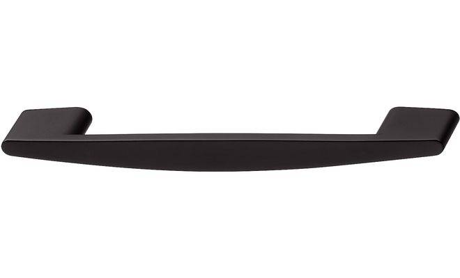 Ручка меблева скоба Häfele Déco чорний матовий 180 x 26 /128/160 мм 11034336