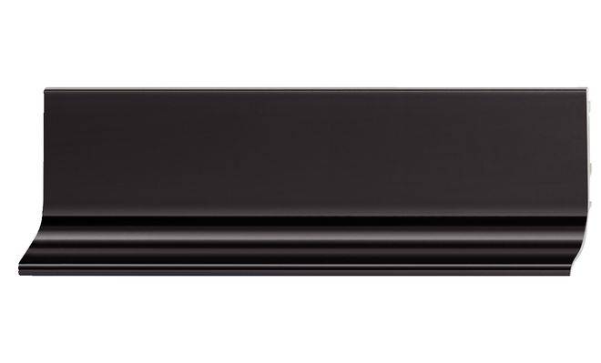 Ручка-профиль алюминий цвет черный 23 х 49 х 5000 мм