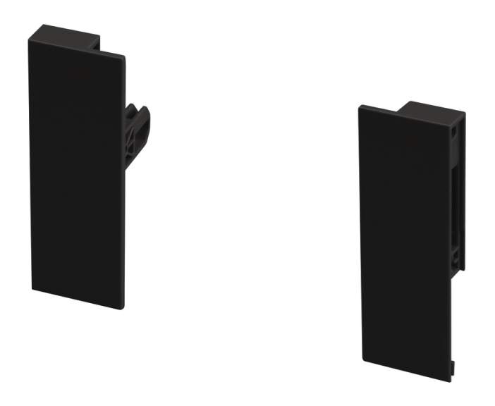 Кріплення внутрішнього фасаду Matrix Box S Slim 84 мм чорний 51409390