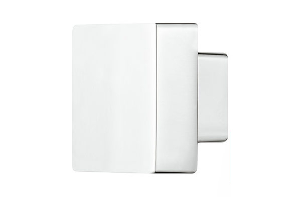 Меблева ручка кнопка цамак 30 x21.5 мм хром полірований 15501784