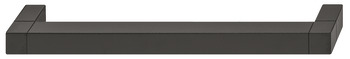 Ручка меблева скоба Häfele Déco чорний матовий текстурований 206 x 34 /192 мм 10670062
