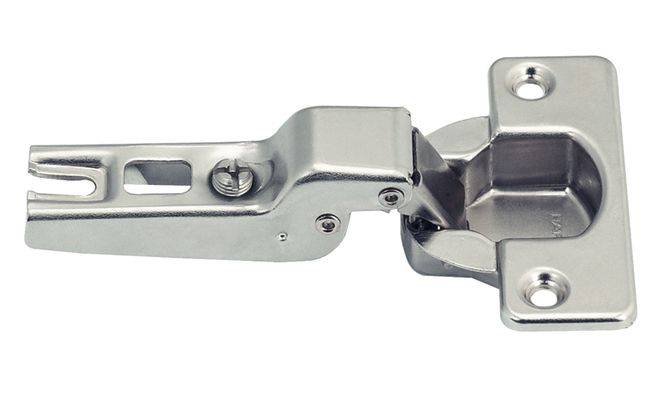 Завіса METALLAMAT SM 110 ° півнакладна сталь нікельований шаблон 48 х 6 мм під шуруп 31840501