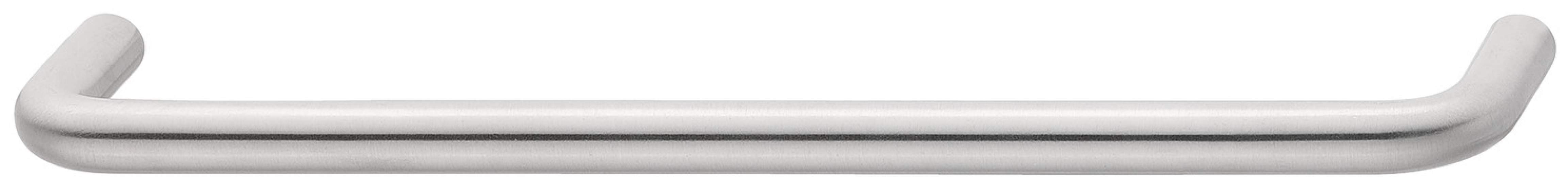 Мебельная ручка скоба сталь 138 х 35 мм серебряный матовый
