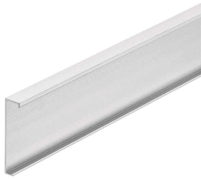 Декоративна накладка напрямної Häfele Slido F-Flush51 60A / 60B алюміній під фарбування, 3850 мм 40050462