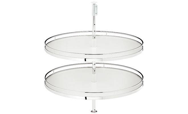 Поворотная фурнитура полного цикла ARENA Classic хромированая белая 900 мм