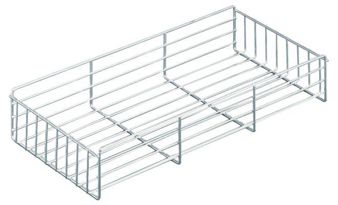 Навісна корзина 160х477х75 мм сталь білий алюміній 54552202