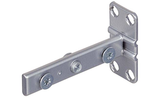 Держатель фасада 90° сталь серебрянный