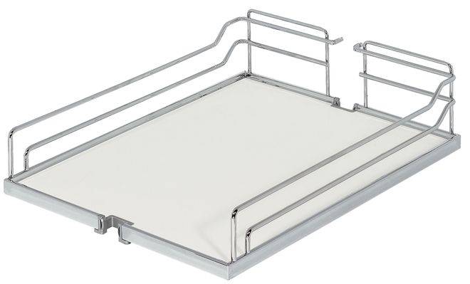 Навісна корзина ARENA CLASSIC 550x462x106 мм сталь хромований/ біла 54675242