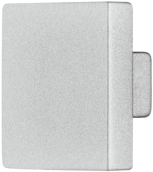 Ручка мебельная кнопка цамак 25 х 17 мм серебряный