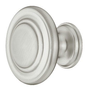 Мебельная ручка кнопка цамак 34x25 мм серебряный матовый