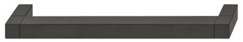 Мебельная ручка скоба алюминий 174 x 34 мм черный