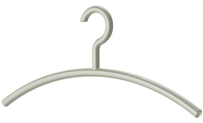 Вішак для одягу з гачком сірий 450 мм 80456195