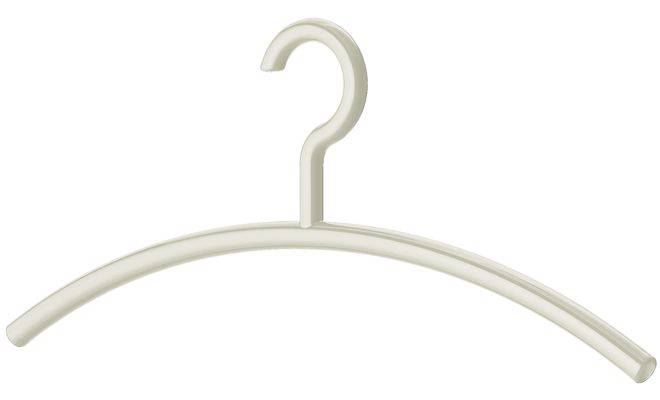 Вішак для одягу з гачком світло-сірий 450 мм 80456197