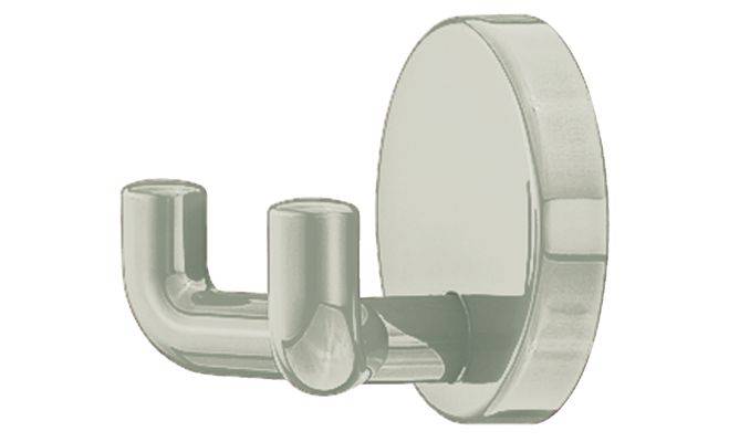 Крючок гардеробный полиамид цвет серый 95 50x43 мм