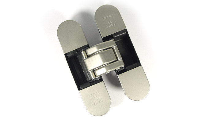 Петля прихована K8000 F2 нікельований матовий 180 ° наванатження до 60 кг на дві петлі 92791346