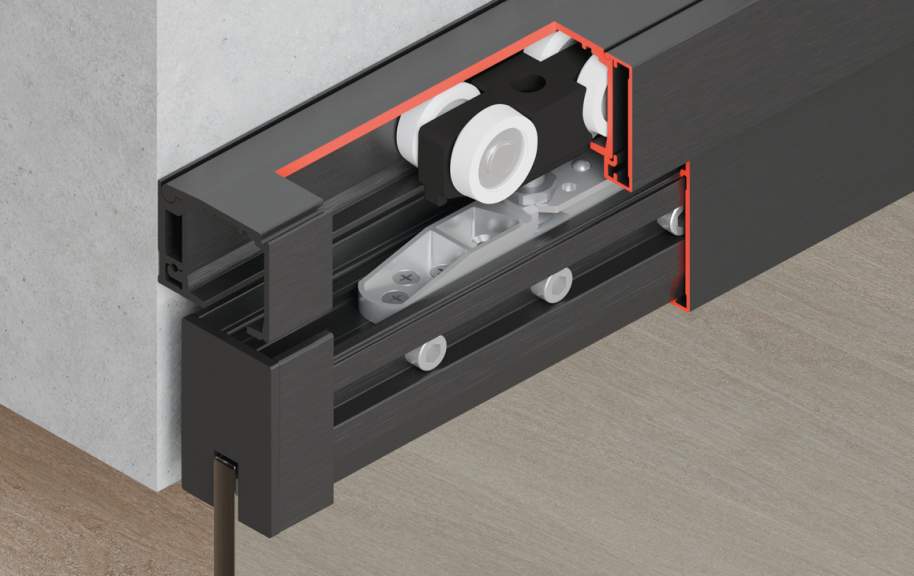 Комплект фурнитуры Slido D-Line11 50L с односторонним демпфером 94044031
