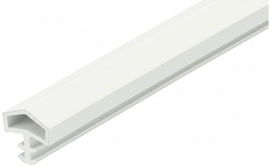 Уплотнитель для межкомнатных дверей PVC белый (25 м) 95009520