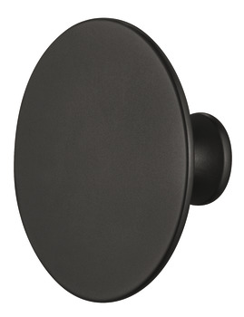 Ручка-кнопка Häfele Déco чорний матовий 60 x 28 мм 10669501