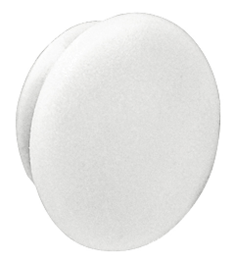 Заглушка для отвору D10 мм 13x10x3 мм біла 04513704