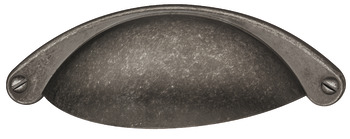 Мебельная ручка навесная цамак 104 x 25 мм антикварный