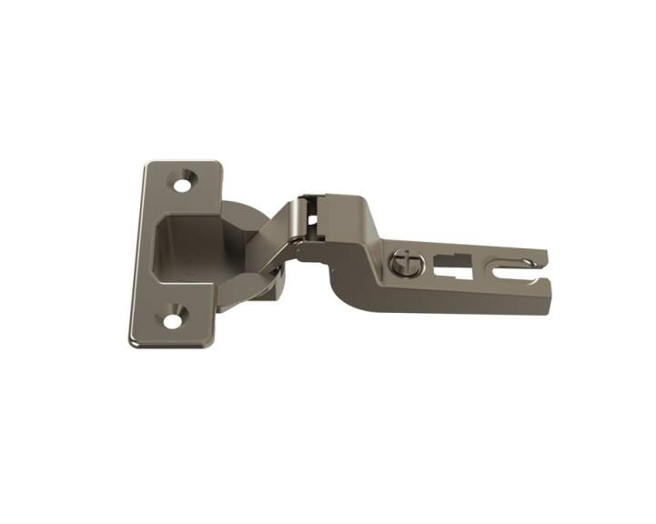 Петля eTec Slide On внутренняя сталь никелированная 45/9.5 с планкой H2 еврошурупами 31190255