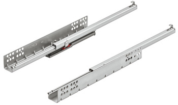 Направляющие Häfele Matrix Runner S25 сталь оцинкованная 25 кг частичное выдвижение с доводчиком 250 мм 43308225